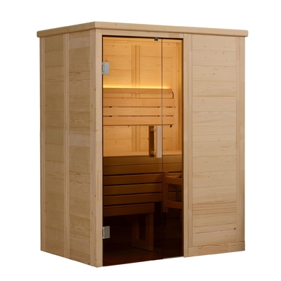 سونای داخلی چوبی 2 نفره Solid Nordic Spruce Steam 6kw
