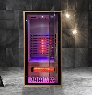 Shape Room Far Infrared Sauna Spa Mini سونا فنلاندی برای نیم بدن 100 کیلوگرم