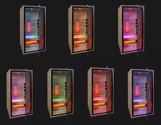 Shape Room Far Infrared Sauna Spa Mini سونا فنلاندی برای نیم بدن 100 کیلوگرم