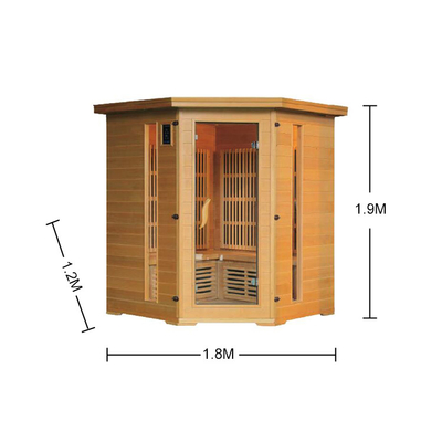 اتاق لوکس مادون قرمز و سونا سنتی Led Star Lights Corner Salt Steam Room