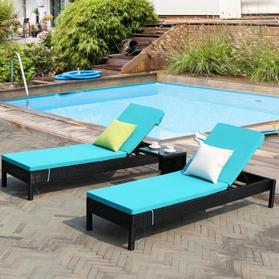 صندلی تختخواب چوبی ترکیبی تختخوابی Sun Lounger تخت چوبی برای استخر ساحلی