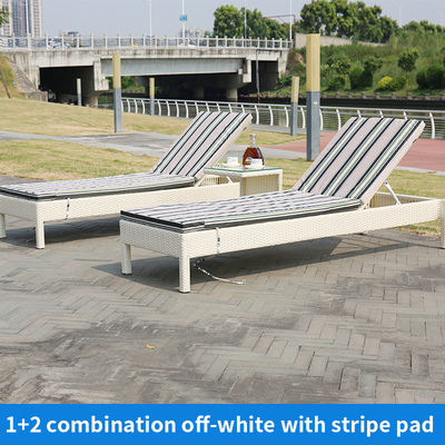 صندلی تختخواب چوبی ترکیبی تختخوابی Sun Lounger تخت چوبی برای استخر ساحلی