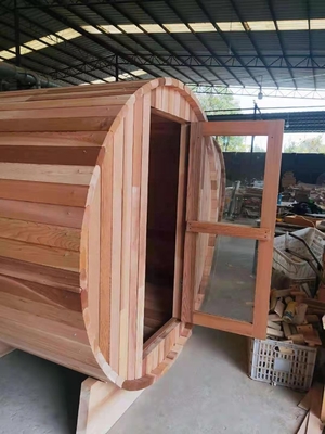 سدر بشقاب قرمز سدر 4 درجه 4 نفر 6kw بدون ایوان برای سونا در فضای باز