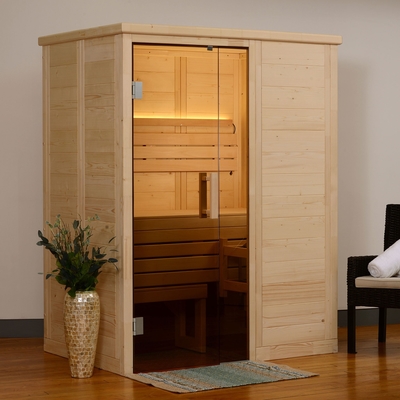 سونای داخلی چوبی 2 نفره Solid Nordic Spruce Steam 6kw